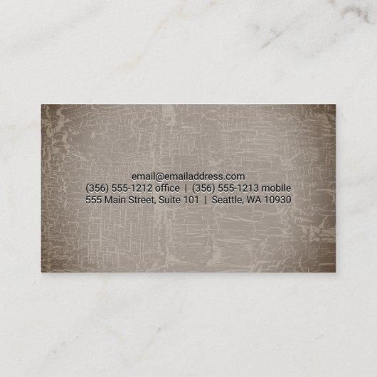 Helende handen | Gestructureerde achtergrond Visitekaartje (Achterkant)