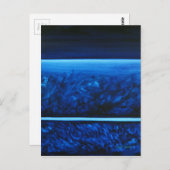 Helende kleuren Notecard/Briefkaart - Calming Blue Briefkaart (Voorkant / Achterkant)