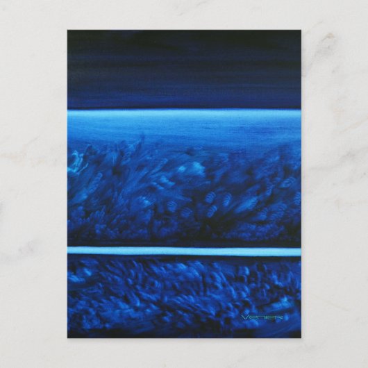 Helende kleuren Notecard/Briefkaart - Calming Blue Briefkaart (Voorkant)