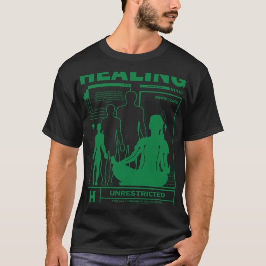 helende mens t-shirt (Voorkant)