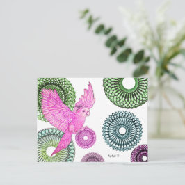 helende parkiet briefkaart