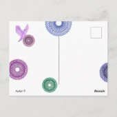 helende parkiet briefkaart (Achterkant)