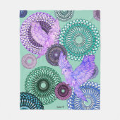 helende parkiet fleece deken (Voorkant)