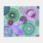 helende parkiet fleece deken (Voorkant (Horizontaal))