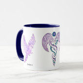 helende parkiet mok (Voorkant links)