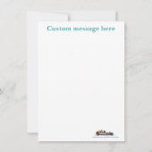 Helene circus performer bedankkaart (Achterkant)