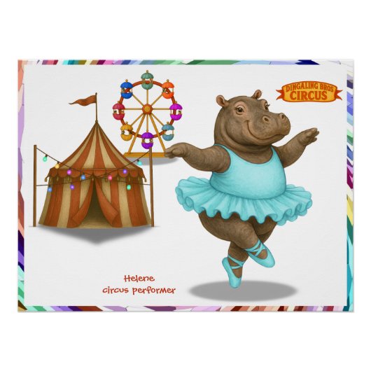 Helene circus performer perfect poster (Voorkant)