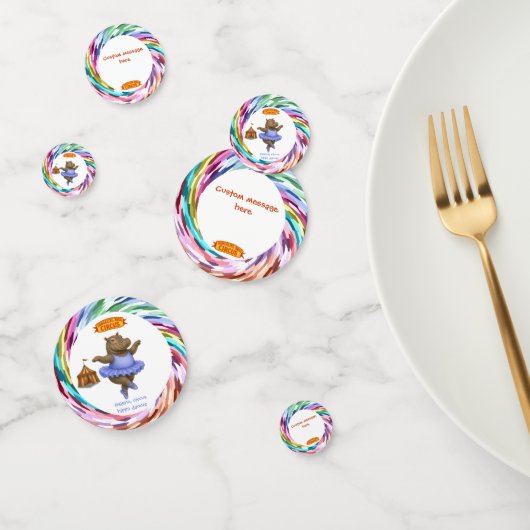 Helene circusartiest confetti (Groep)