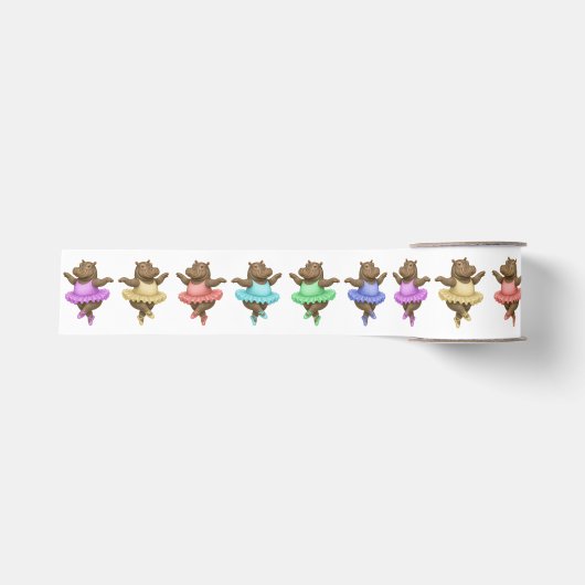 Helene circusartiest grosgrain lint (Voorkant)