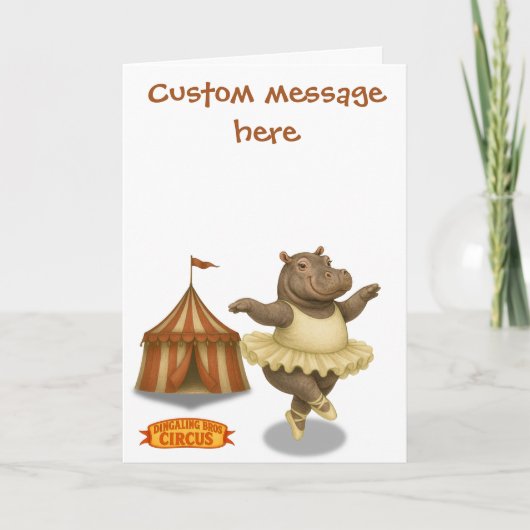 Helene circusartiest kaart (Voorkant)