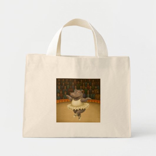 Helene circusartiest mini tote bag (Voorkant)