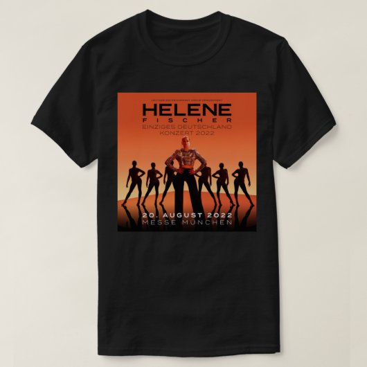 Helene Fischer Konzert Messe Munchen 2022 Klassiek T-shirt (Design voorkant)