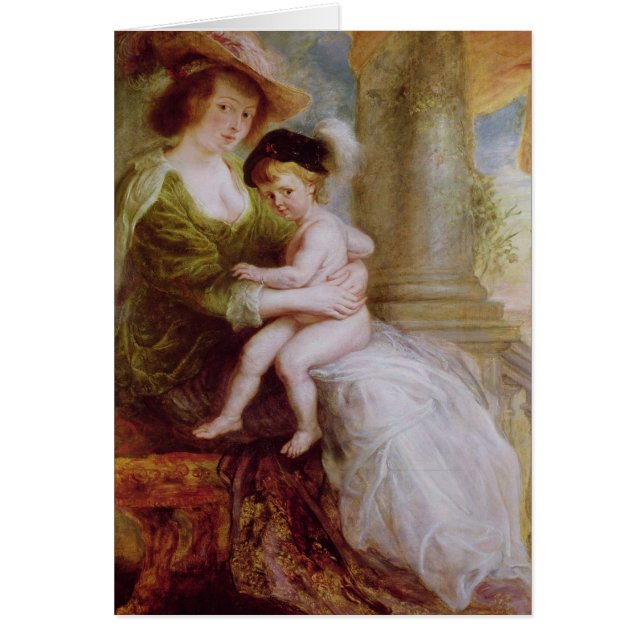 Helene Fourment en haar zoon Frans (Voorkant)