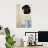 Helene Klimt portret van Gustav Klimt Poster (Thuiskantoor)