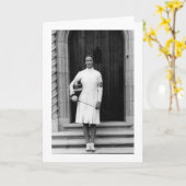 Helene Mayer Fencing Photo Note Kaart (Gele Bloem)