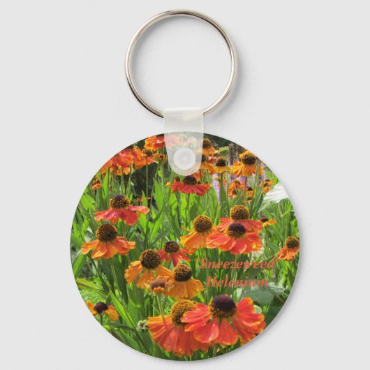 Helenium "Sneezeweed" Sleutelhanger (Voorkant)