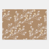 Heleniums Wilde Plant Waterverf Inpakpapier Vel (Voorkant 3)