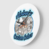 Helen's aangepaste koekjes grote klok (Hoek)