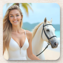 Helen's Majestic Companion Plastic Bier Onderzetter