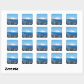 Helen's Uitzicht Vierkante Sticker (Vel)