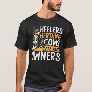 Heler Honden Herders Koeien Katten en Eigenaren Bl T-shirt