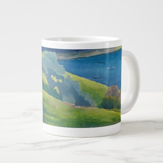 Helford Passage Cornwall Grote Koffiekop (Voorkant rechts)