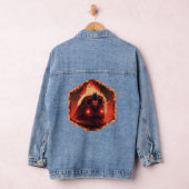 Helgebonden Trein Start Zijn Reis Denim Jacket (Hangar)