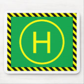 Heli landing Pad Muismat (Voorkant)