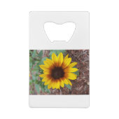 Helianthus Annuus flesopener Creditkaart Flessenopener (Achterkant)