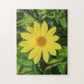 Helianthus 'Lemon Queen' Zonnebloem Legpuzzel (Verticaal)