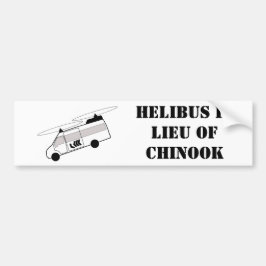 Helibus-Bumpersticker Bumpersticker