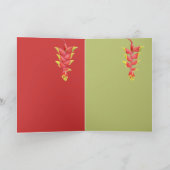 Heliconia Branch-Moederdag Kaart (Binnen)
