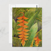 Heliconia Briefkaart (Voorkant / Achterkant)