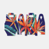 Heliconia Hemeltropische partij Bedankdoosjes (Uitgevouwen)