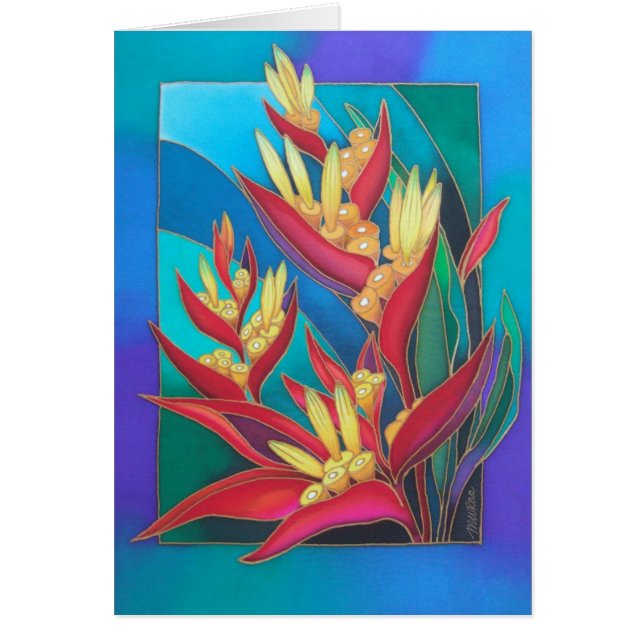 HELICONIA IN DE WIND (Voorkant)