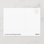 Heliconia Lobster Claw tropische waterverf Briefkaart (Achterkant)