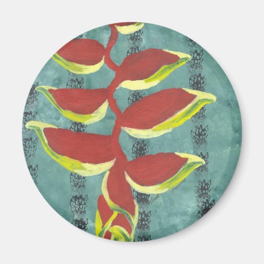 Heliconia Magnet (Voorkant)