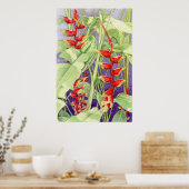 Heliconia Poster (Keuken)