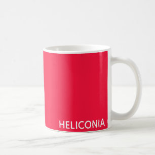 Heliconia rode kleur naam koffiemok