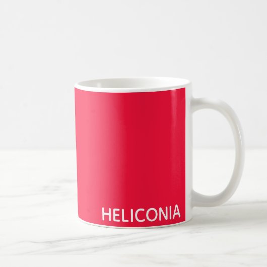 Heliconia rode kleur naam koffiemok (Rechts)