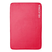 Heliconia rode kleurnaam badmat (Voorkant Verticaal)