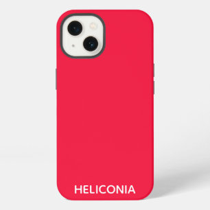 Heliconia rode kleurnaam Hoesje-Mate iPhone case 13 Hoesje