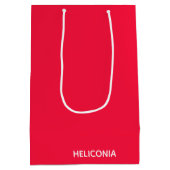 Heliconia rode kleurnaam medium cadeauzakje (Achterkant)
