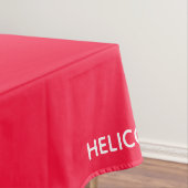 Heliconia rode kleurnaam tafelkleed (Voorbeeld)