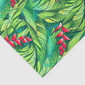 Heliconia tropische floraal tissuepapier (Detail)