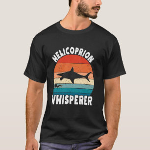 Helicoprion fluisteraar cirkelzaag kaak vis fossie t-shirt
