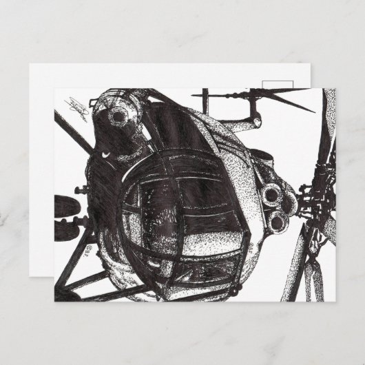 HELICOPTER BRIEFKAART (Voorkant / Achterkant)