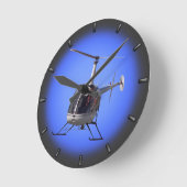 Helicopter Clock Flying Helicopter Wall Clock Gift Ronde Klok (Hoek)
