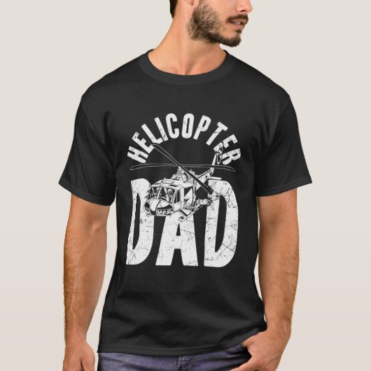 Helicopter Dad Father s Day Dad  Helicopter Pilot  T-shirt (Voorkant)