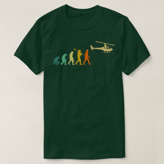 Helicopter Evolution helicopters  T-shirt (Design voorkant)